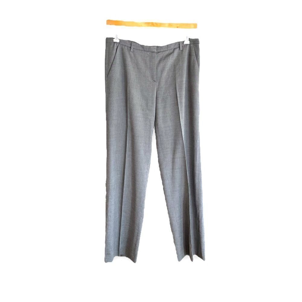 BOSS BY HUGO BOSS | Tamuna Gray Straight Leg Trousers (8)